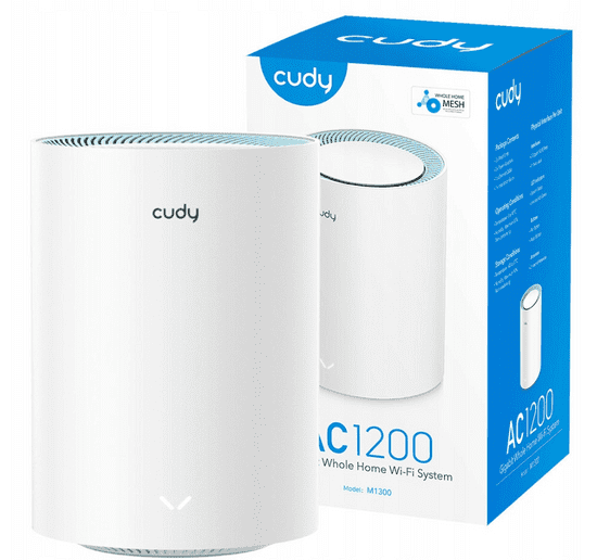 Cudy Router Domácí Router MESH Cudy M1300 LAN/WAN Wi-Fi 5 AC1200 CUDY