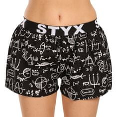 Styx 3PACK dámské trenky art sportovní guma vícebarevné (3T15782) - velikost L