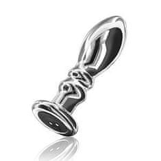 Toyjoy ToyJoy The Slider Buttplug (Medium), železný anální kolík s vibrací