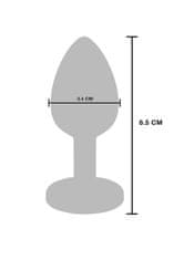 Toyjoy ToyJoy The Glider Buttplug (Medium), železný anální kolík s vibrací