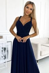 Numoco Dámské šaty 509-1, tmavě modrá, UNIVERZáLNí