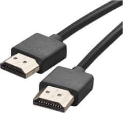 Emos HDMI 2.0 high speed kabel ethernet A vidl.-A vidl. slim 1,5m