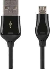 Emos Rychlonabíjecí a datový kabel USB-A 2.0 / micro USB-B 2.0, Quick Charge, 1 m, černý