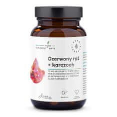 Aura Herbals Aura Herbals červená rýže + artyčok 60 kapslí BI7946