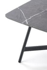 Intesi Konferenční stolek Farra šedý mramor/černý