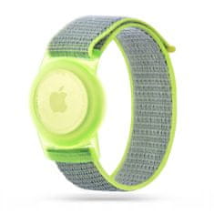 Tech-protect TECH-PROTECT NYLON PRO DĚTI APPLE AIRTAG LIME