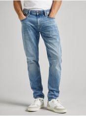 Pepe Jeans Světle modré pánské straight fit džíny Pepe Jeans 30/34