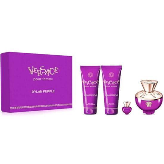 Versace Dylan Purple - EDP 100 ml + tělové mléko 100 ml + sprchový gel 100 ml + EDP 5 ml