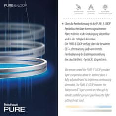 PAUL NEUHAUS PAUL NEUHAUS LED závěsné svítidlo PURE-E-LOOP šedá elektrické 2700-5000K PN 2551-15