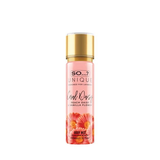 SO Unique parfémovaná tělová mlha Coral Daisy (150ml)