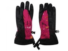 HolidaySport Dětské zimní lyžařské rukavice Echt C069 růžová 8-9 let