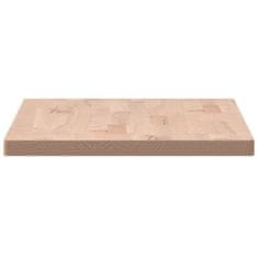 Vidaxl Koupelnová deska 80 x 40 x 2,5 cm masivní bukové dřevo