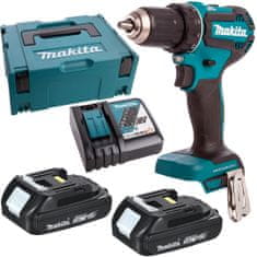 Makita Akumulátorová vrtačka/šroubovák DDF485RAJ 18V 50Nm 2 rychlosti 2x2Ah