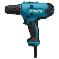 Makita Síťová vrtačka/šroubovák DF0300 s výkonem 320 W, 56 Nm a 2 rychlostmi