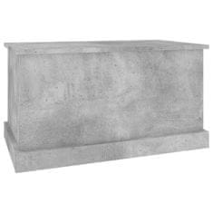 Vidaxl Úložný regál betonově šedý 70 x 40 x 38 cm kompozitní dřevo