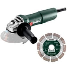 Metabo Úhlová bruska 125mm 750W W 750-125 SET + diamantový kotouč 125mm