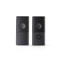 Nedis GSPR10020BK stereo herní reproduktory KSANUX 6 W, USB, jack 3.5mm