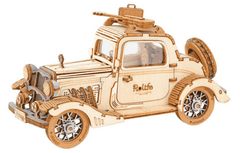 3D dřevěné puzzle Historický automobil - 164 dílků