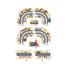 HABARRI Silnice - autodráha Stavba - Puzzle 44 prvků