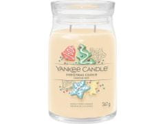 Yankee Candle Vonná svíčka Signature ve skle velká Christmas Cookie 567 g