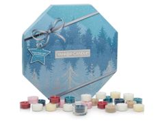 Yankee Candle Dárková sada: Vánoční set Adventní Kalendář - Věnec 24x9,8g