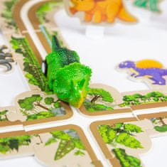 HABARRI Silnice - dráha pro auta Dinosauři - Puzzle 44 prvků