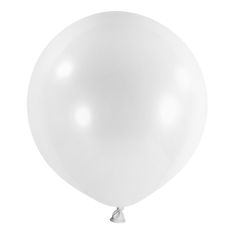 Amscan Kulaté balóny sněhově bílé 4ks 61cm
