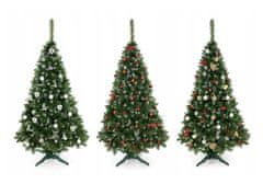 Mamido Umělý vánoční stromeček borovice se sněhem 220 cm