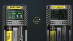 Nitecore USB nabíječka Quick Charge na 2x dobíjecí 22650 25500 26500 26650 26700