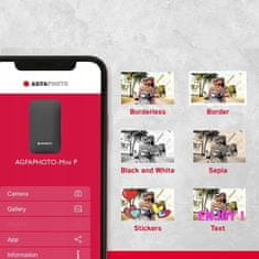 Agfaphoto Bluetooth instantní fototiskárna pro telefon ZINK AGFAPHOTO Mini
