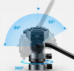 ULANZI Panoramatická hlava 360 Olejová 1/4" 3/8" Video 3kg Arca Swiss Ulanzi F38