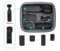 Sunnylife Pouzdro Hard Case Pouzdro pro DJI Osmo Pocket 3 + Příslušenství