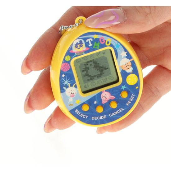 WOWO Elektronická Hračka Tamagotchi s Žlutým Vejcem - Interaktivní Virtuální Mazlíček