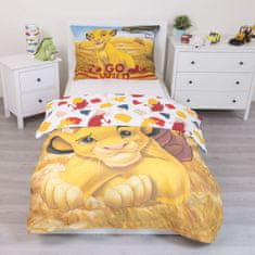 JERRY FABRICS Povlečení Lví Král Bavlna, 140/200, 70/90 cm