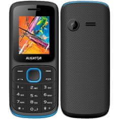 Aligator Mobilní telefon ALIGATOR D210 DualSIM - černo/modrý