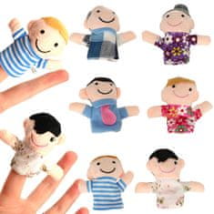 shumee Plyšové loutky Mascot fingerlings family 6 ks