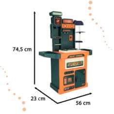 WOWO Dětská Kuchyňka s Kohoutkem a Světly - Plastová Sada 77 Prvků pro Hru na Vaření