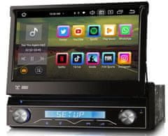 Noname 1DIN 7" TFT DVD ANDROID 12 GPS navigace s výsuvným monitorem 