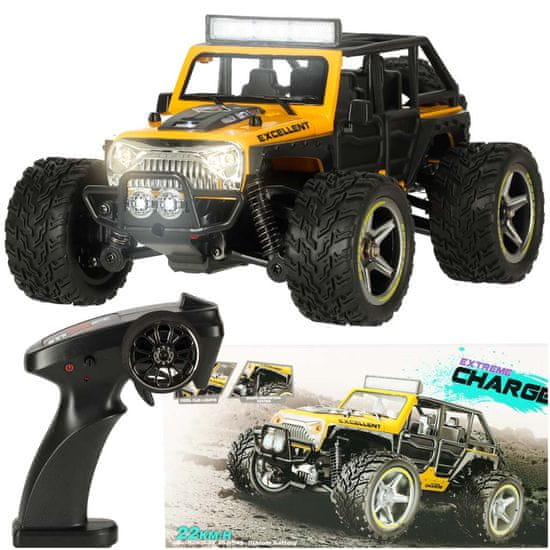 WOWO Dálkově ovládané auto RC WLToys 22201, měřítko 122, 2WD