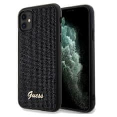 Guess Originální kryt GUESS Disco Metal Script hardcase GUHCN61PMSDGSK for Apple iPhone 11/ Xr , barva černá