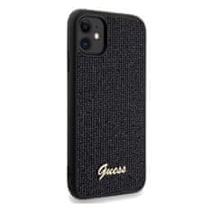 Guess Originální kryt GUESS Disco Metal Script hardcase GUHCN61PMSDGSK for Apple iPhone 11/ Xr , barva černá