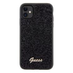 Guess Originální kryt GUESS Disco Metal Script hardcase GUHCN61PMSDGSK for Apple iPhone 11/ Xr , barva černá