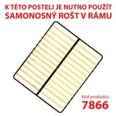 ATAN Multifunkční postel 160x200 POCKET bílá