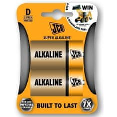 JCB Baterie alkalická LR20 2ks SUPER