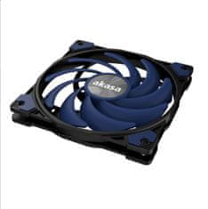 Akasa přídavný ventilátor 12 cm Alucia XS12 modrý