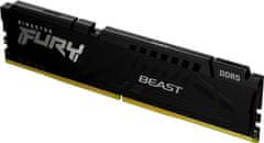 Kingston FURY Beast/DDR5/128GB/5200MHz/CL40/4x32GB/Black