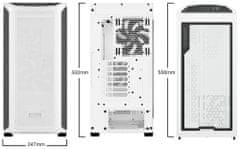 Be quiet! skříň SHADOW BASE 800DX / ARGB / 3x140mm fan / USB-C / 2xUSB 3.0 / tvrzené sklo / bílá