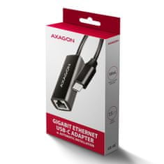 AXAGON ADE-ARC, USB-C 3.2 Gen 1 - Gigabit Ethernet síťová karta, Realtek 8153, auto instal