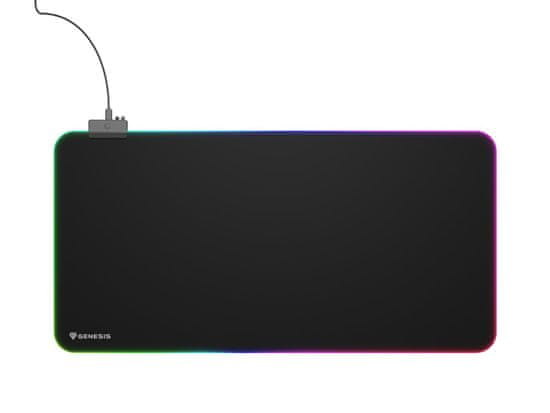 Genesis Herní podložka pod myš s RGB podsvícením BORON 500 XXL, 800x400mm