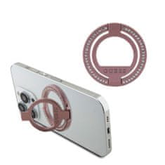Guess Prsten na mobil MagSafe růžový